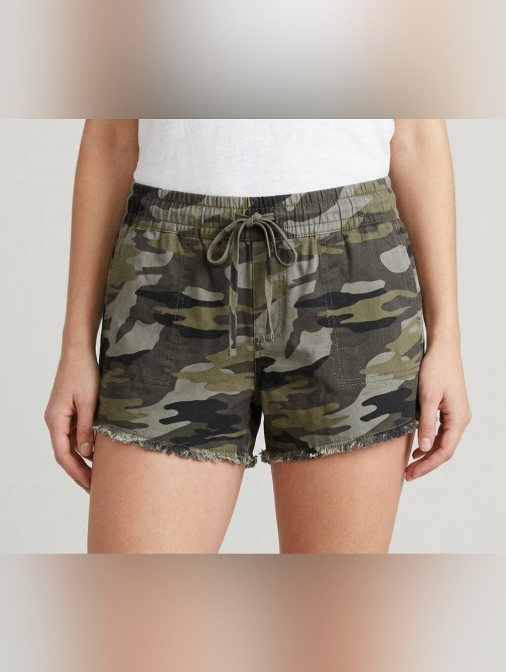 NEW! Express Camo Drawstring Women's Shorts Sz Small NWOT